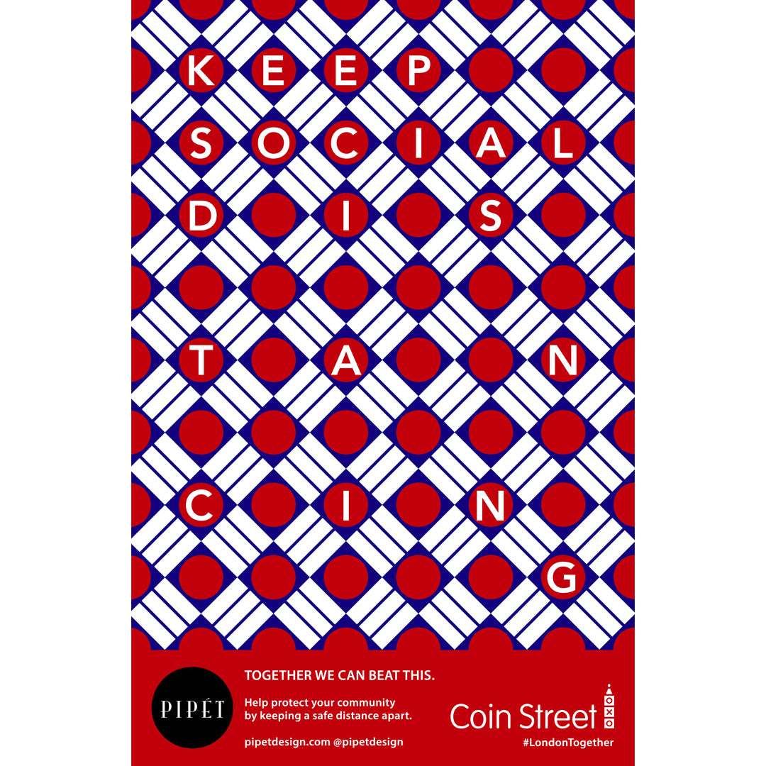 Coin Street Billboard Southbank Pipet Design