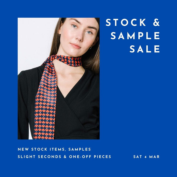 STOCK & SAMPLE SALE - 4 MAR 2023