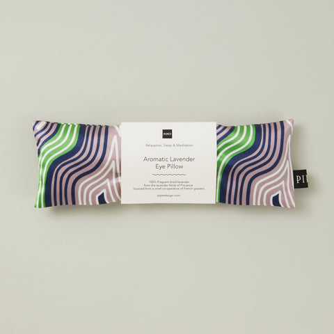 Lavender Eye Pillow - Lasdun Navy/Lime