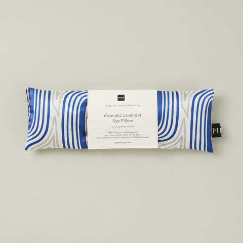 Lasdun Cotton Travel Pouch - Blue/White