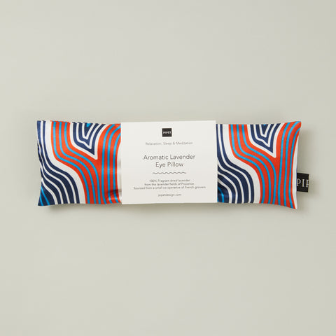 Lasdun Cotton Travel Pouch - Navy/Lime