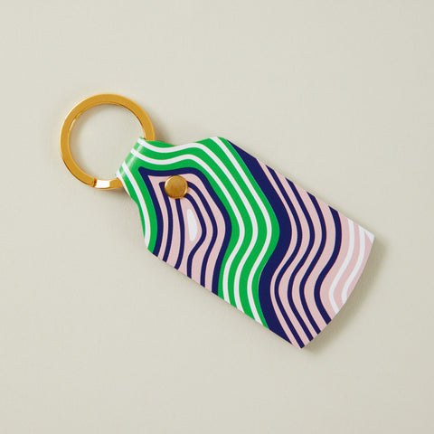 OXO Neckerchief / Pocket Square - Navy/Lime