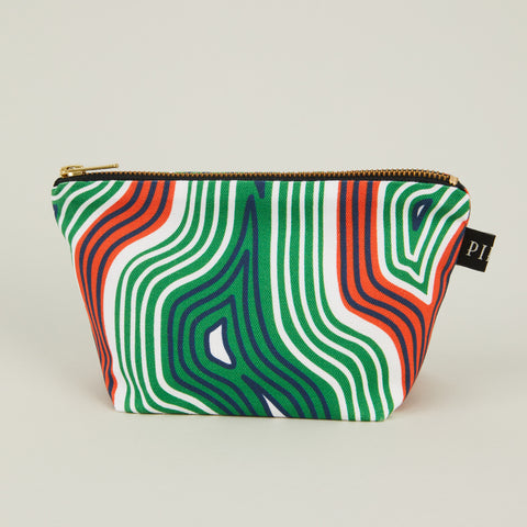 Twist Mini Scarf - Mauve / Green