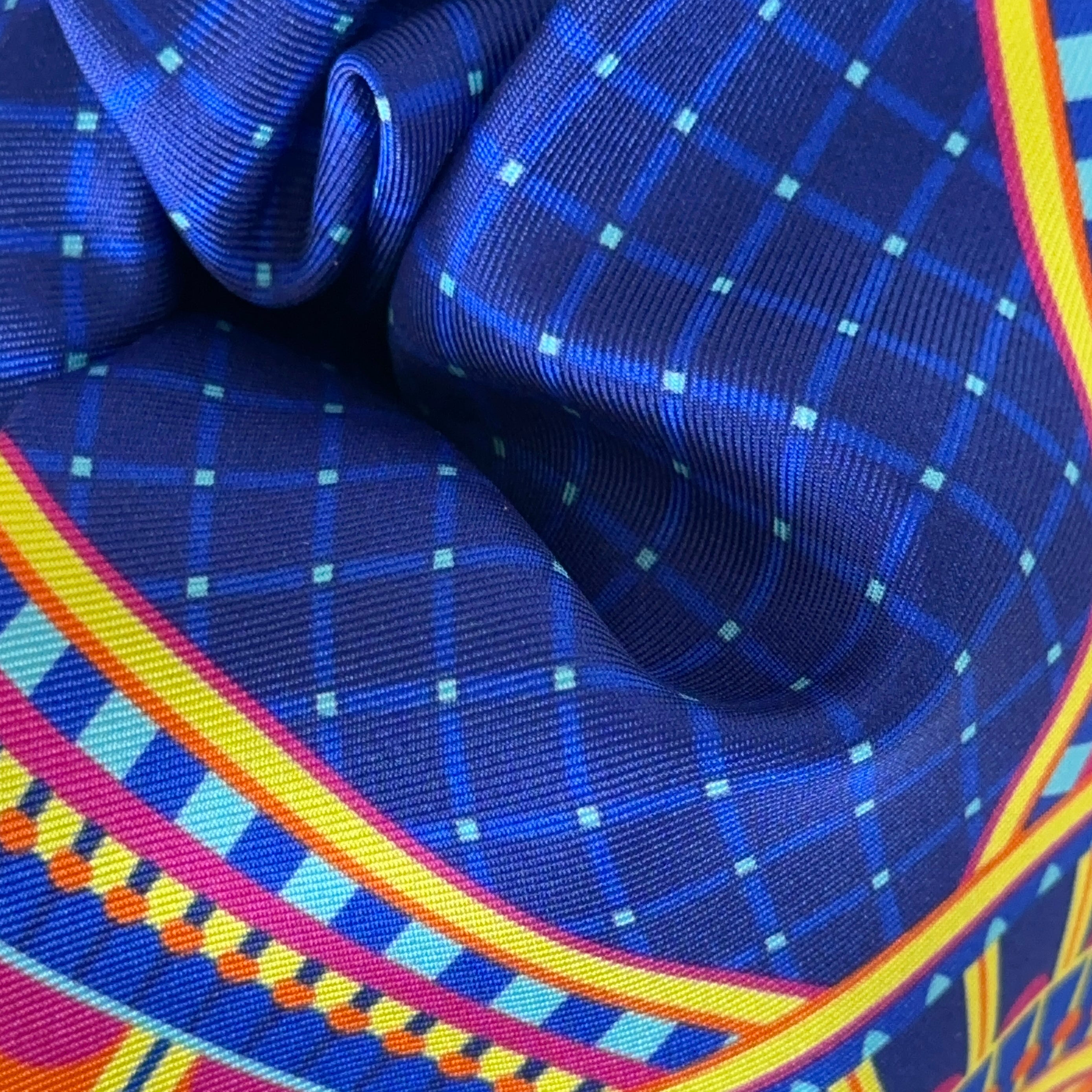 Men's Pocket Square Set - Magenta / Brights