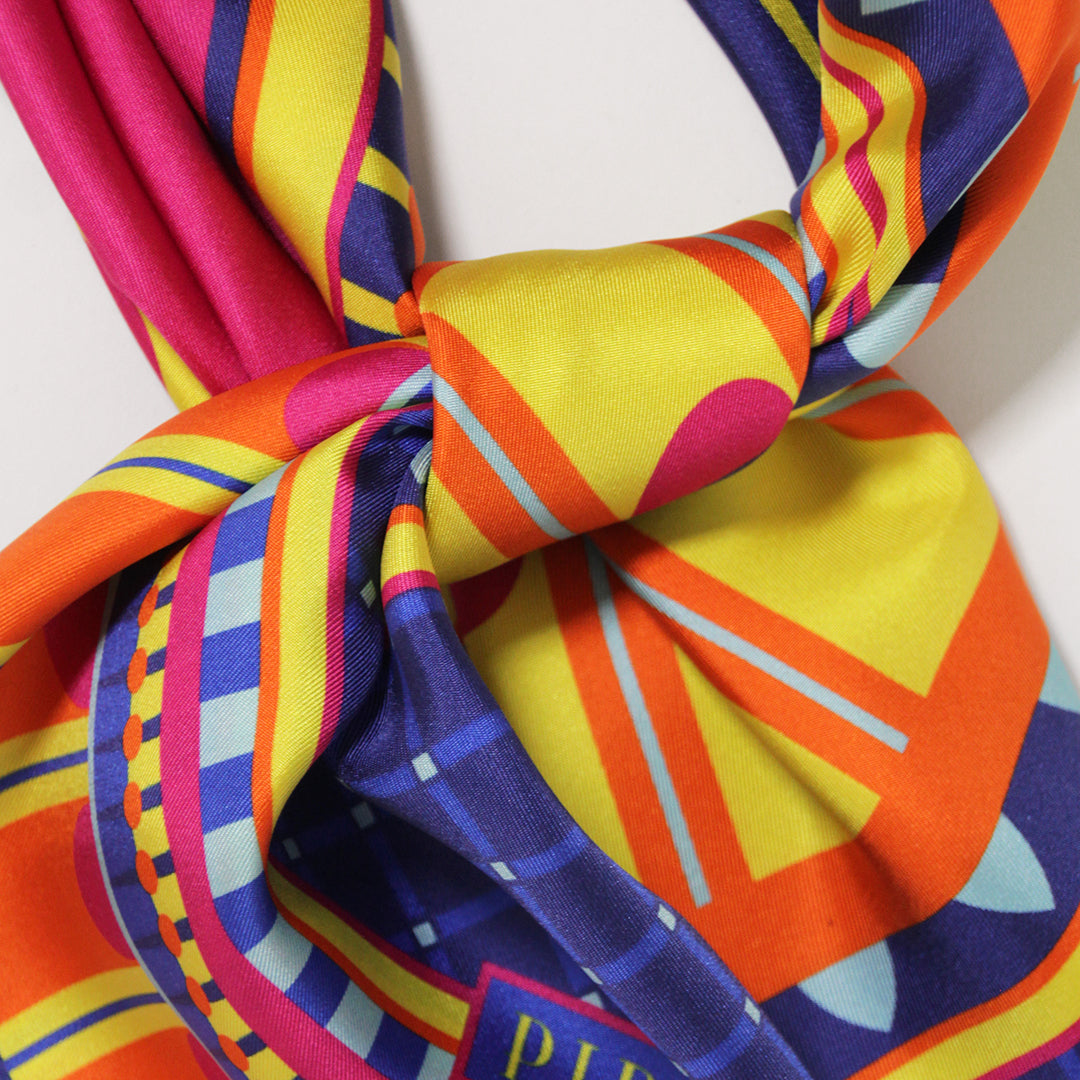 OXO 90cm Square Scarf - Magenta Brights