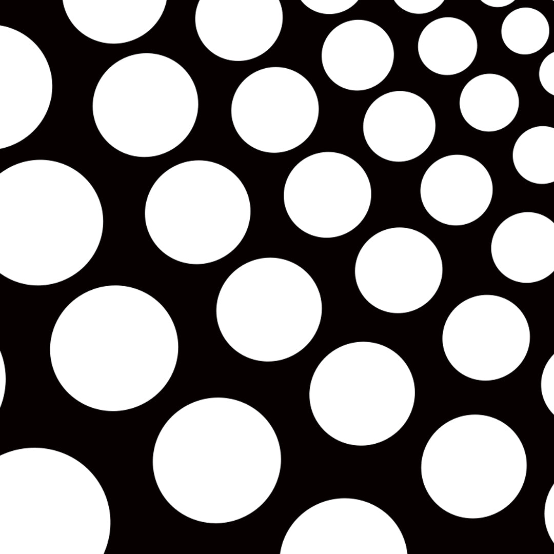 Pipet design Polka silk scarf in Black Khaki