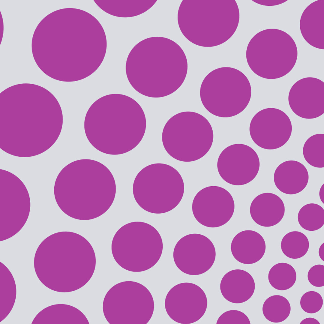 Pipet design Polka silk scarf in Navy Mauve