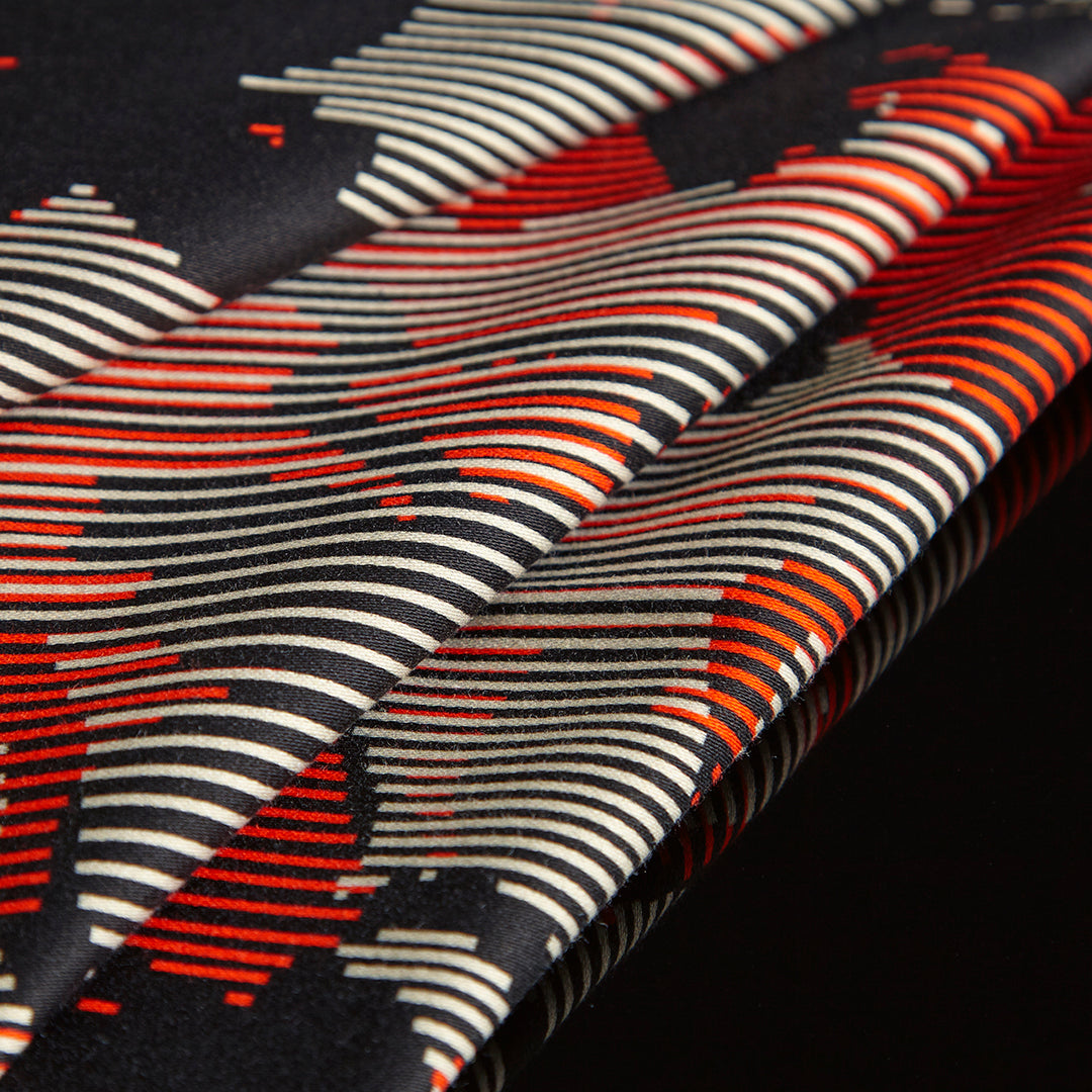 Sumatra Striped Printed Cotton Sateen by Pipét Design