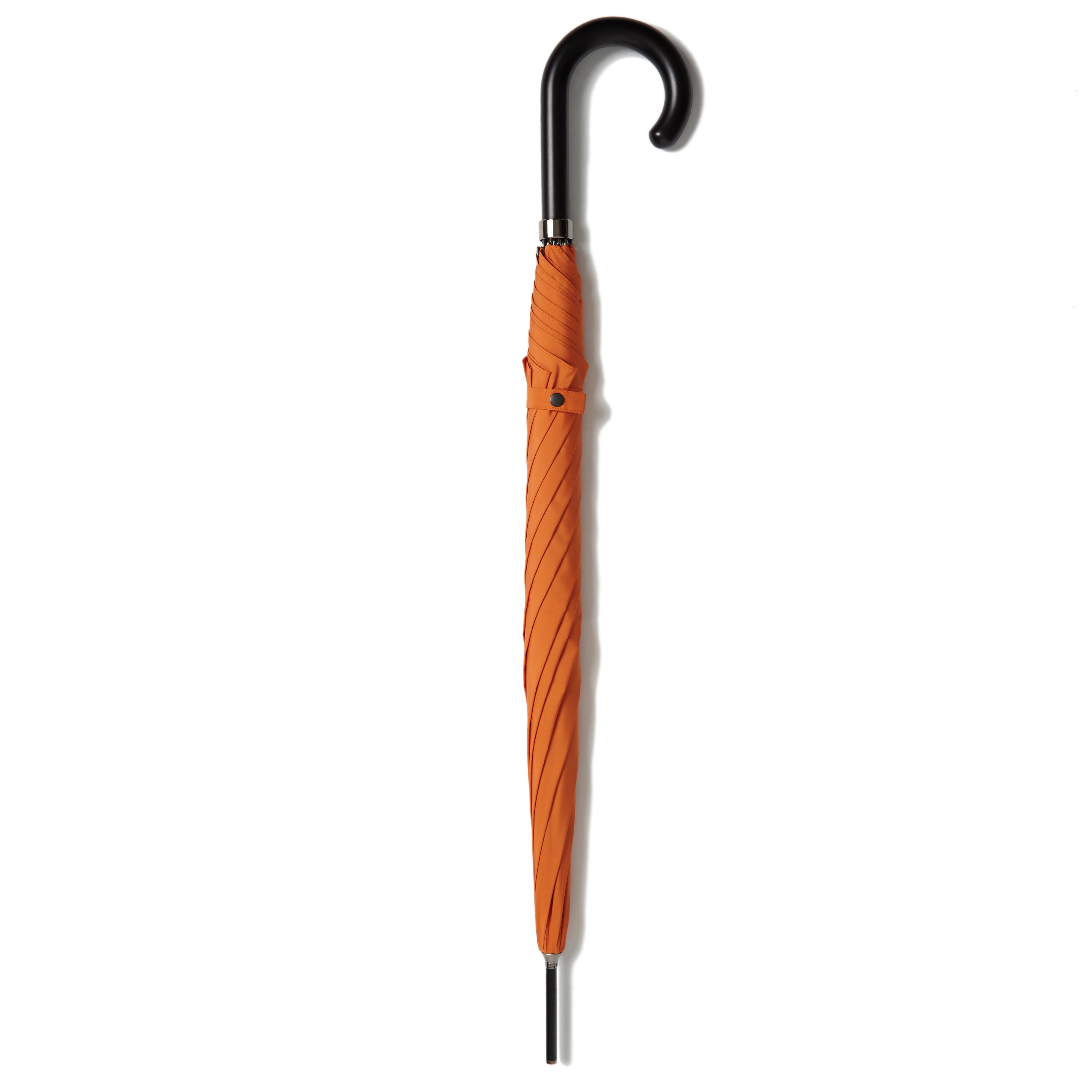 Pipet Design Full Length Traditional British Umbrella, Orange