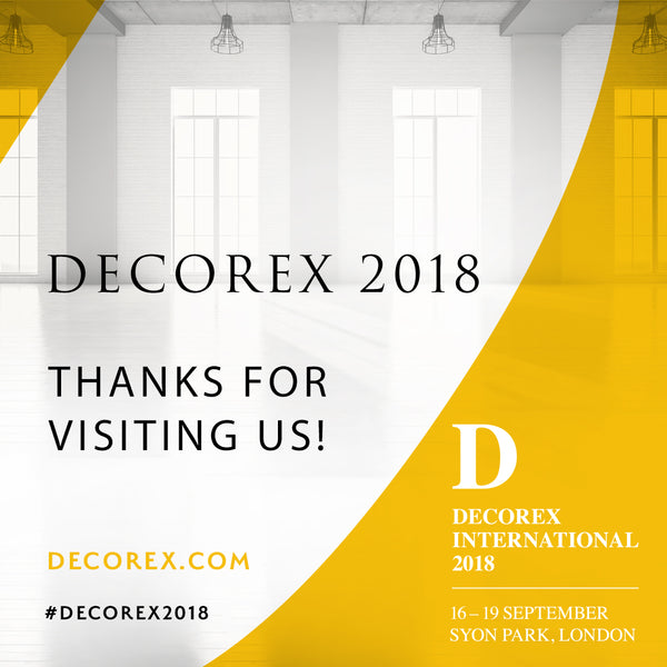 Launching our new Interior fabrics at Decorex 18