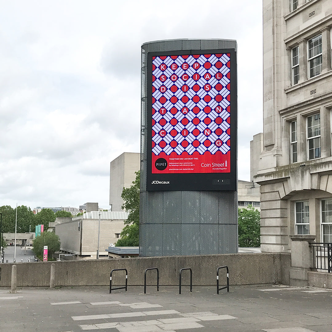 Southbank Billboard | Together We Can Beat This