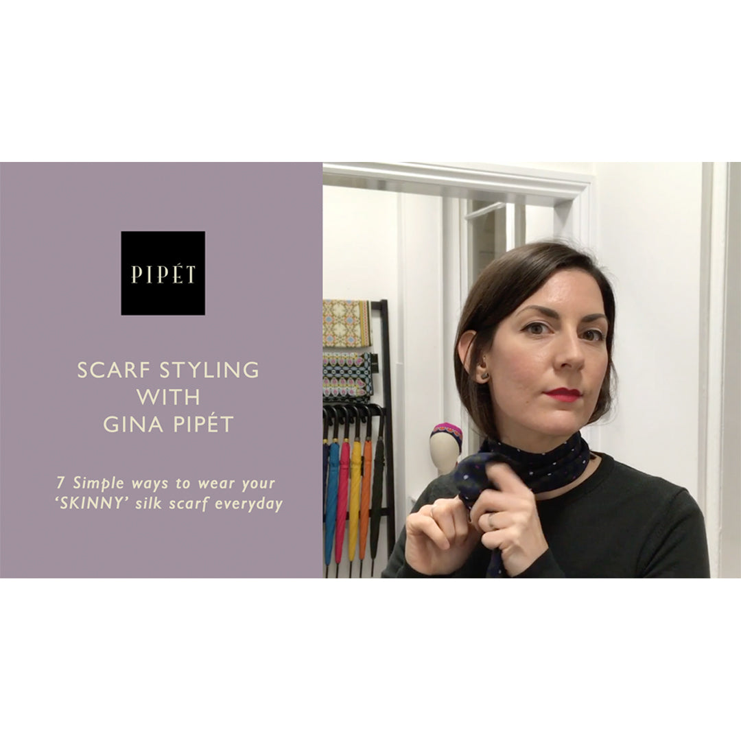 Scarf styling with Gina Pipet