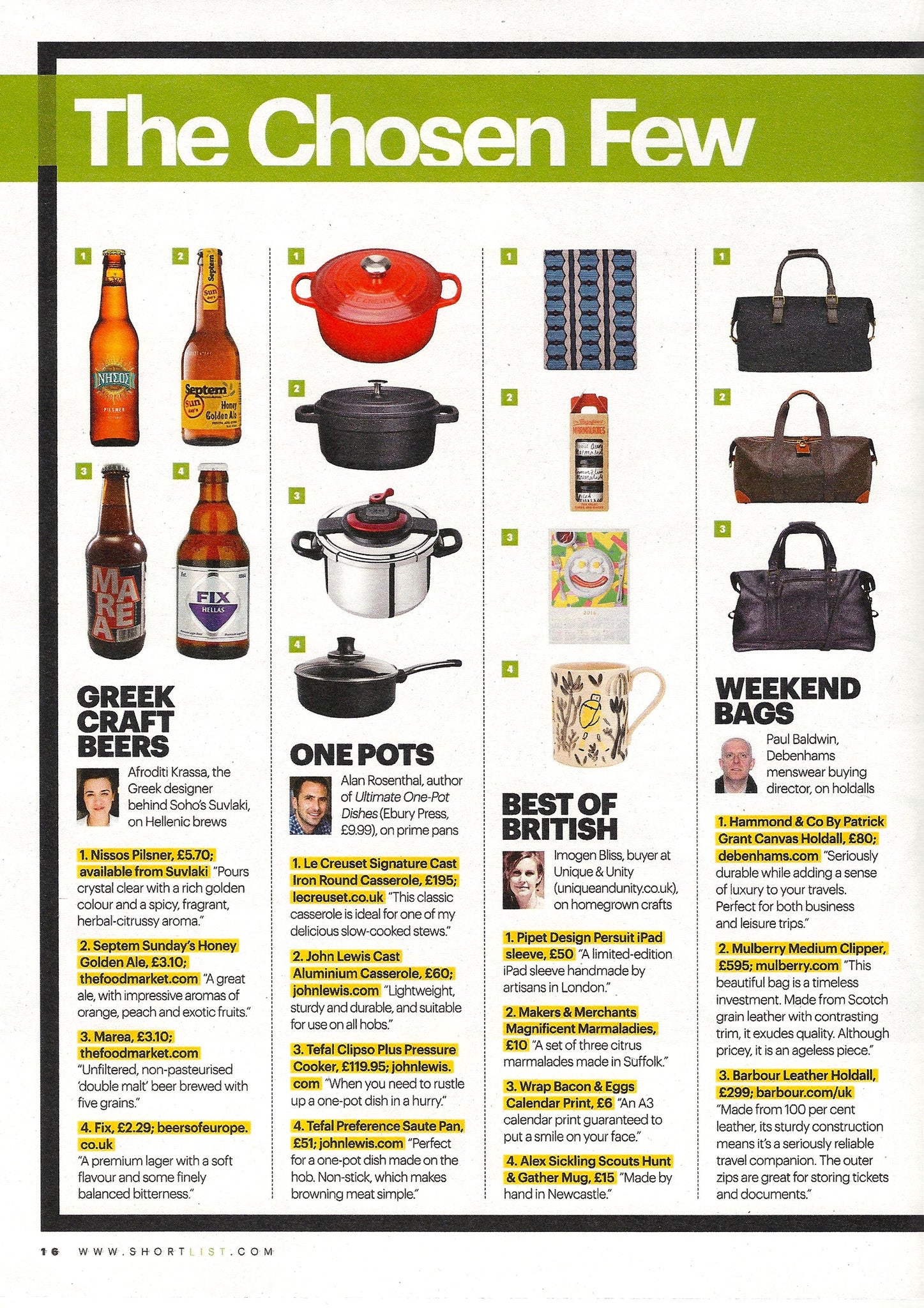 Press: "The Best of British"