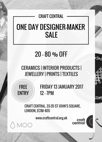 Craft Central | One Day Designer Sale - Friday 13th January