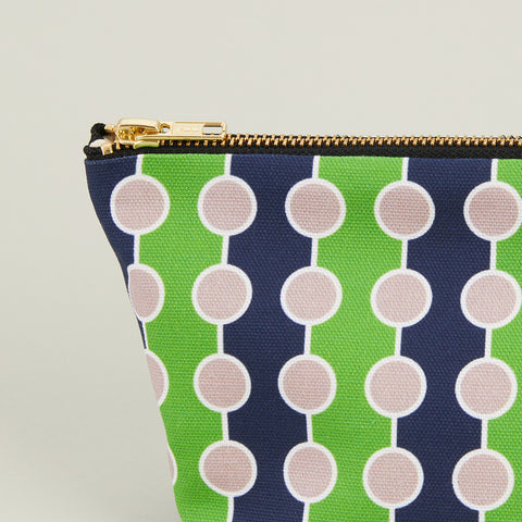 Barbecana Cotton Travel Pouch - Navy/Lime