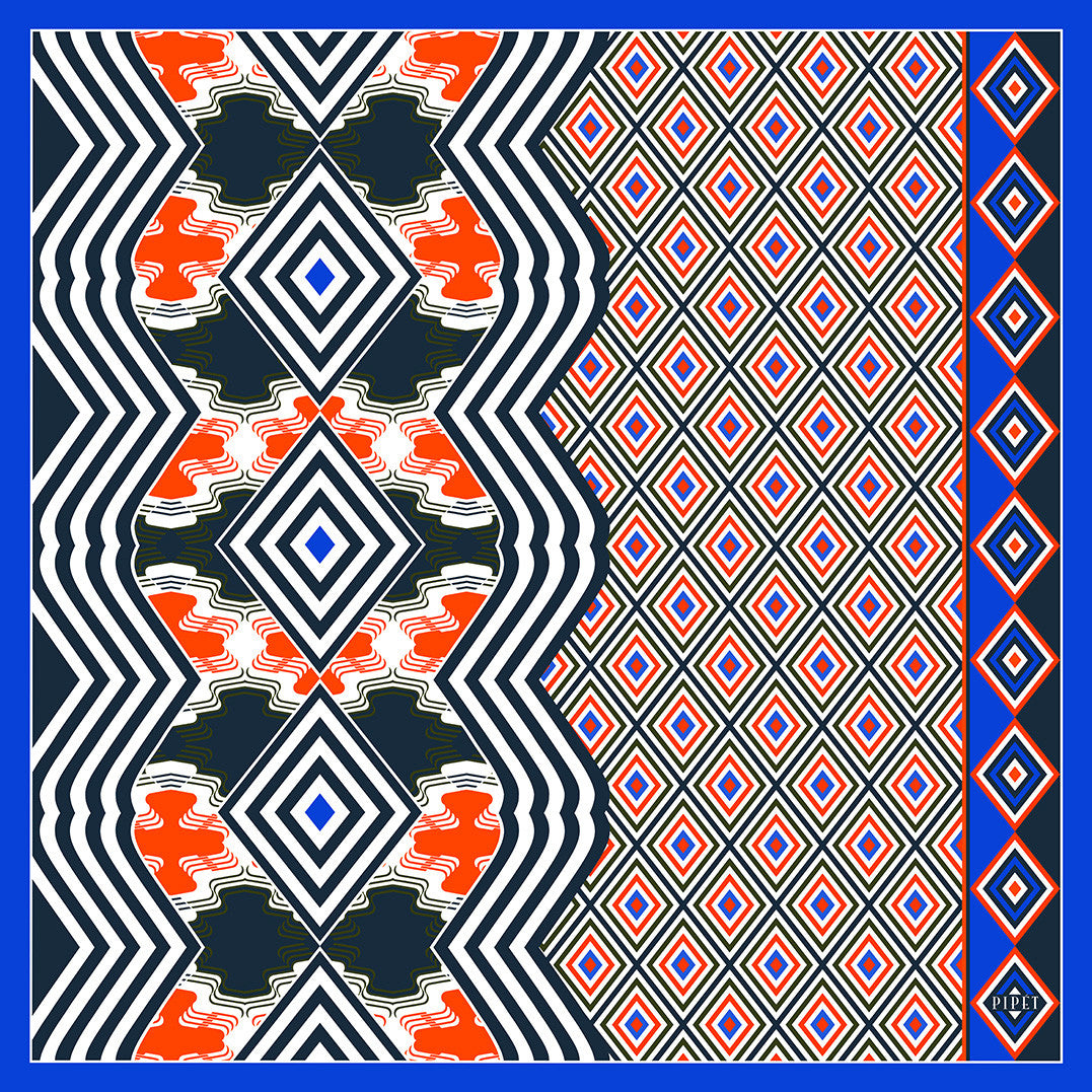 Mézières 90cm Square Scarf