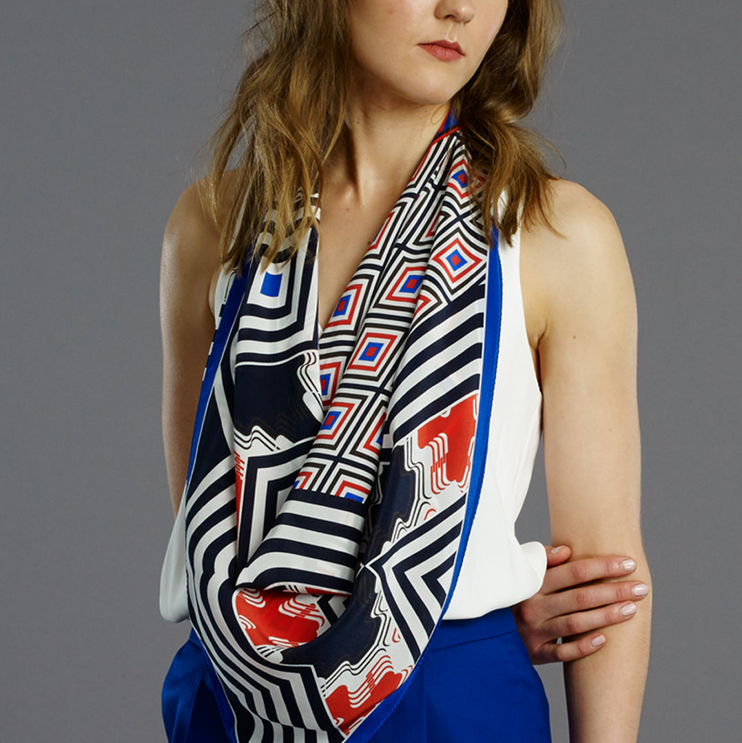 Mézières 90cm Square Scarf