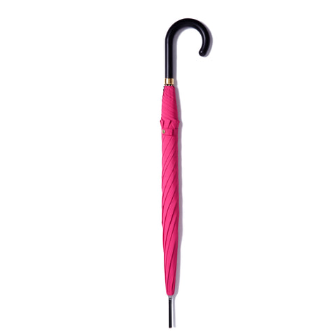 Pipet Design Full Length Traditional Umbrella, Cerise Pink