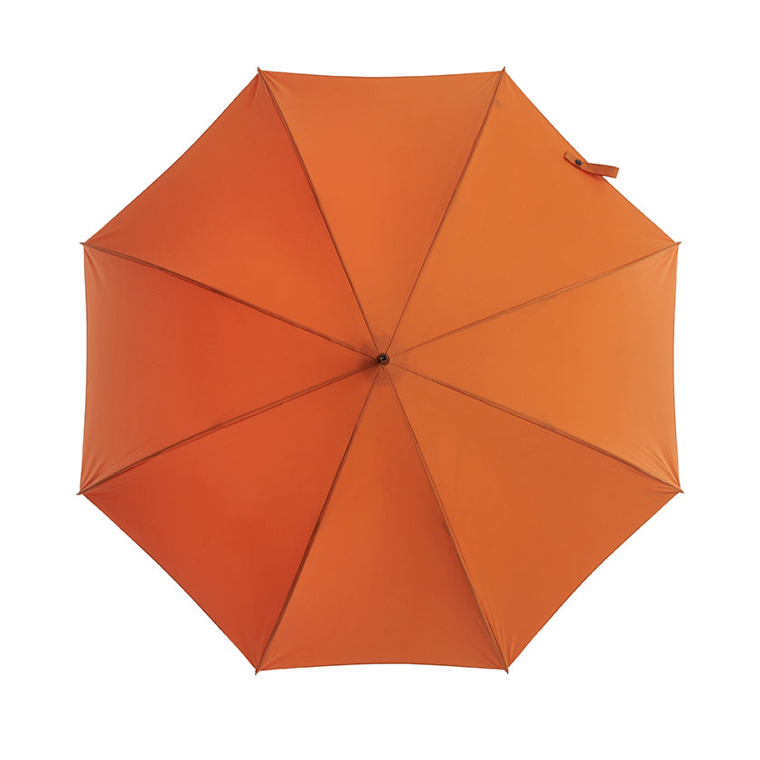 Pipet Design Full Length Traditional British Umbrella, Orange